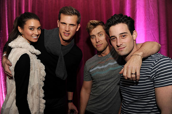 Matt-Nordgren,-and-Lance-Bass-with-Fiance-Michael-Turchin-at-TAO-at-Village-at-the-Lift-with-Moet-&-Chandon-and-Stella-Artois